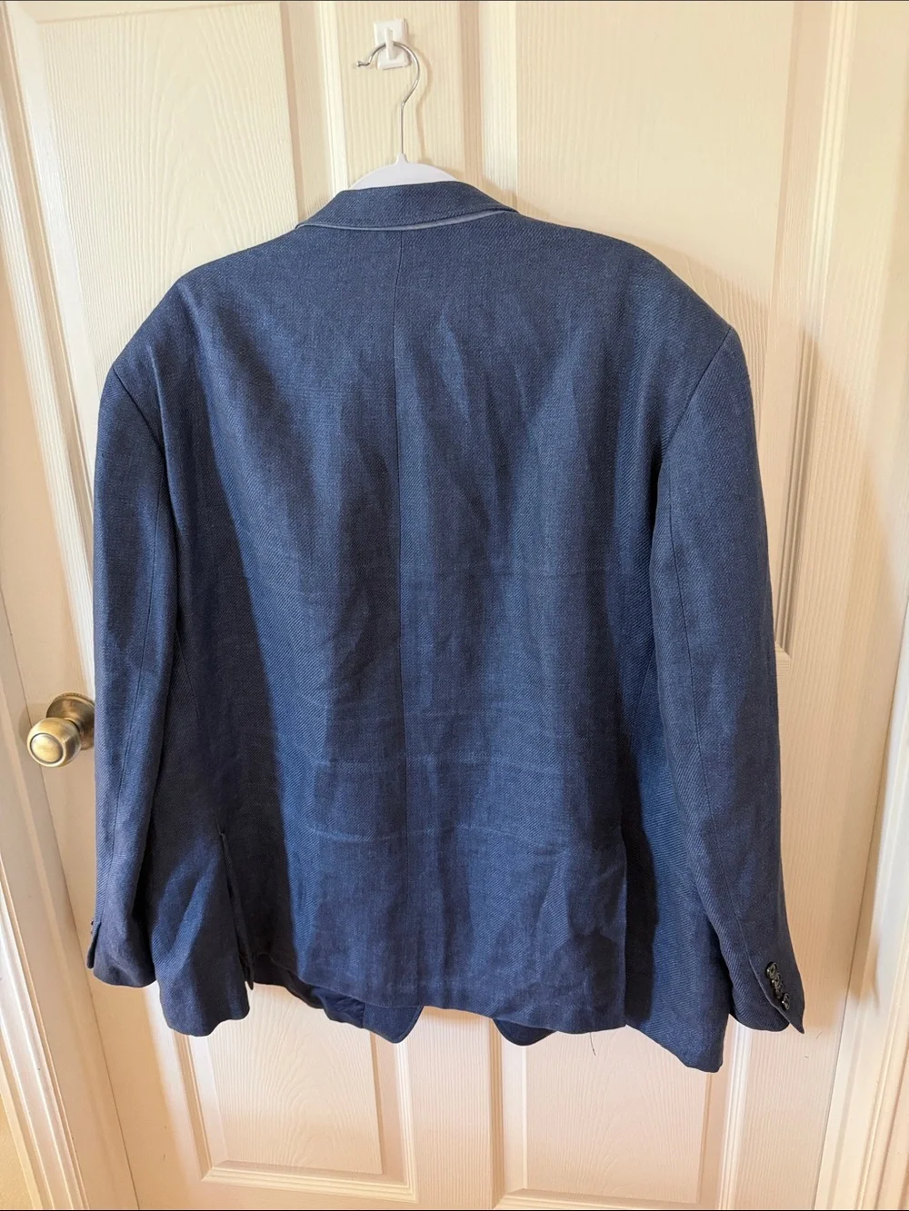 Lauren Ralph Lauren Blue Textured Sport Coat Sz 52L